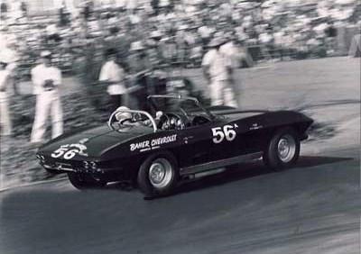 Dave MacDonald races the Cobra at Pomona Raceway in 1963